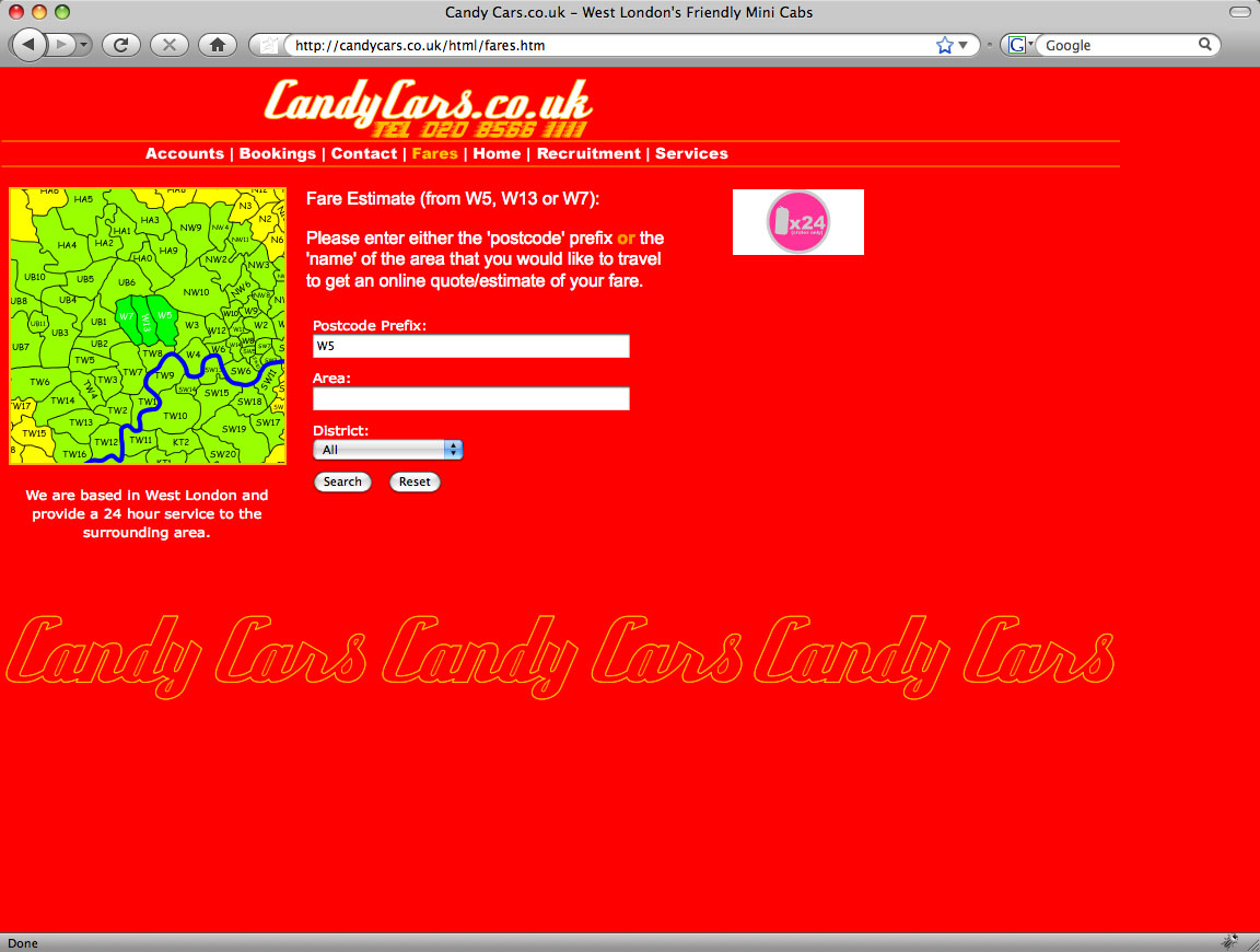 Candy Cars Web