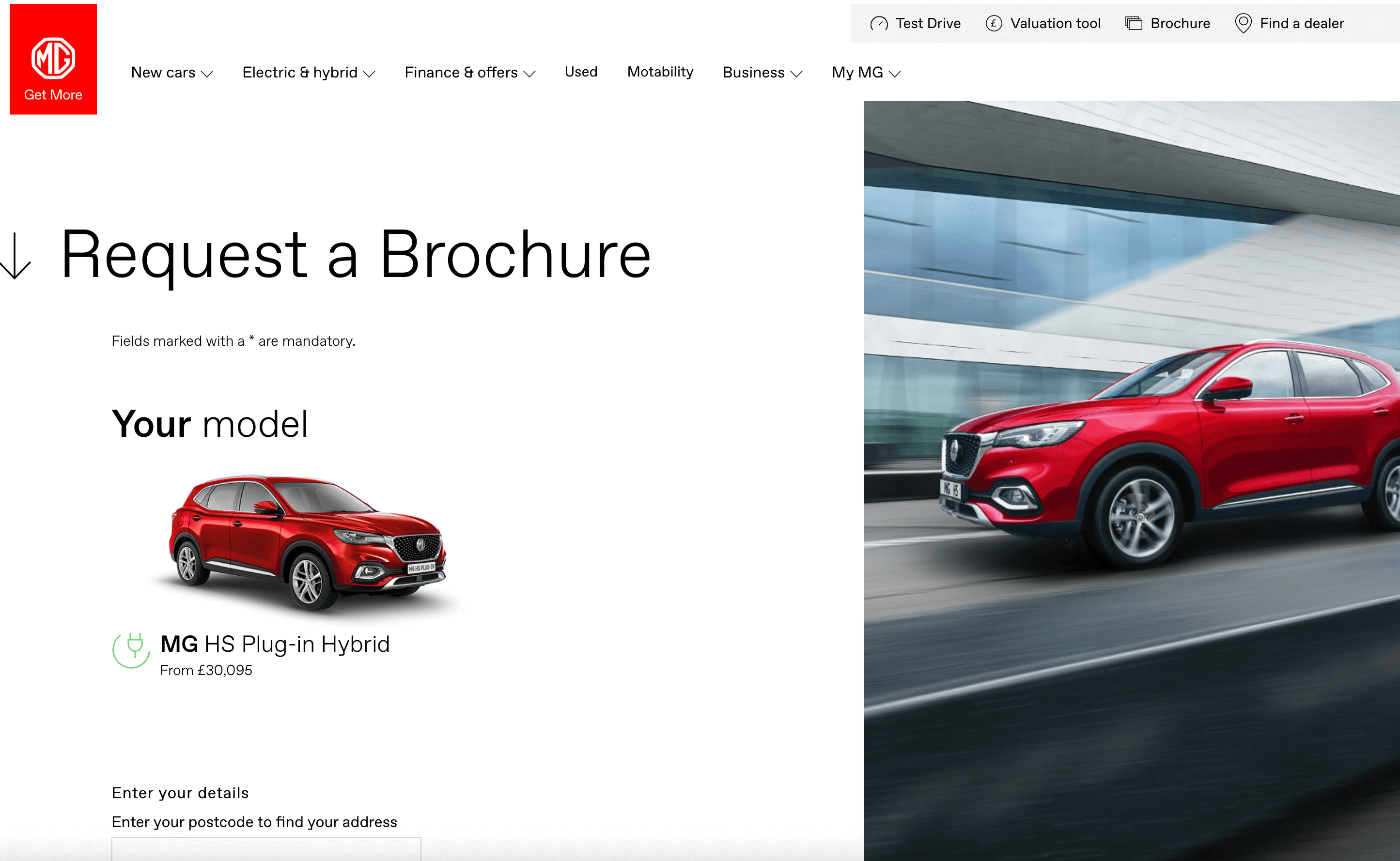 request a brochure